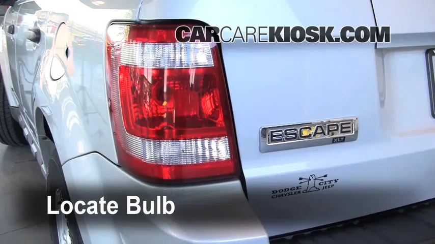 2008 Ford Escape XLT 3.0L V6 Lights Reverse Light (replace bulb)